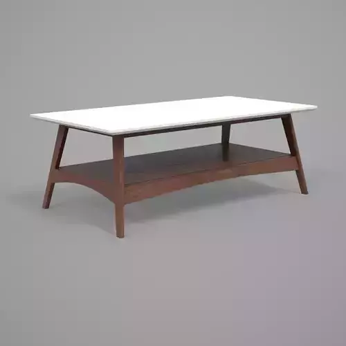 Burnes Storage Coffee Table walnut finish