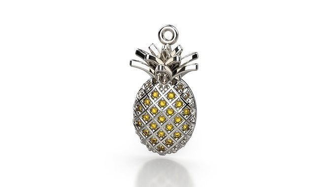 PINEAPPLE FRUIT PENDANT 3D print model