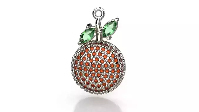 ORANGE FRUIT PENDANT