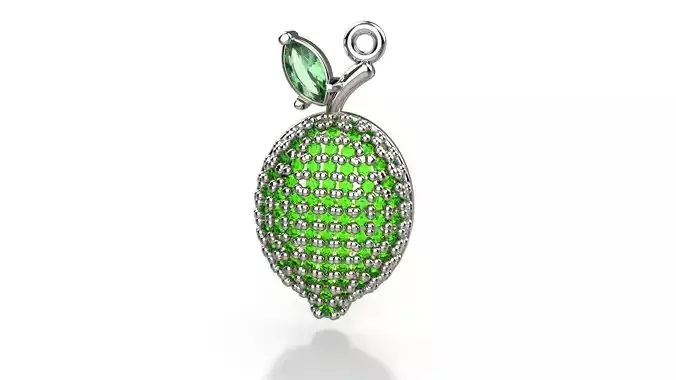LEMON FRUIT PENDANT 3D print model