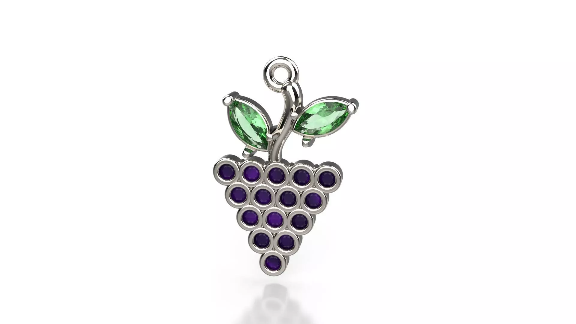 GRAPE FRUIT PENDANT 3D print model_0