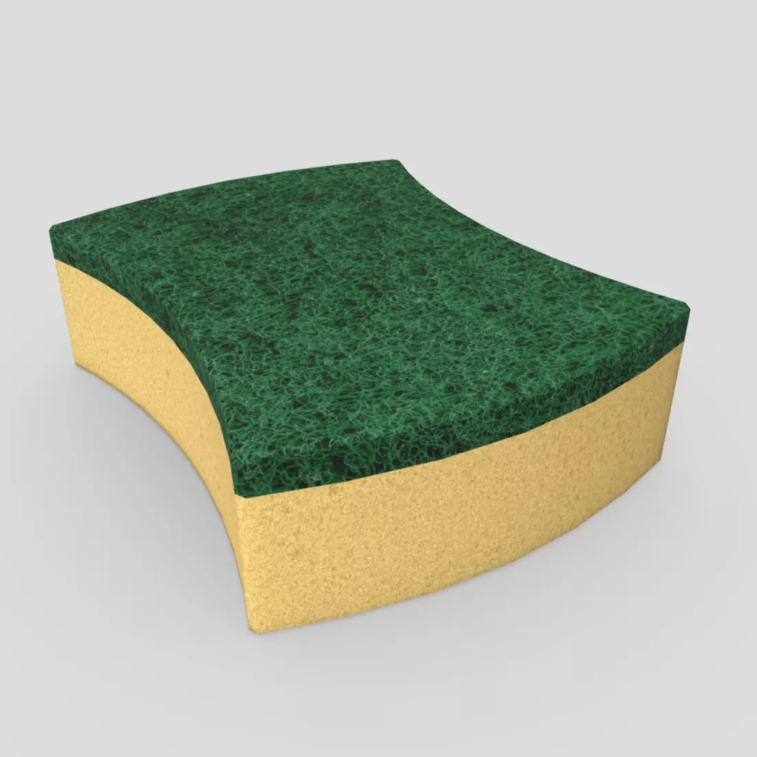 CC0 - Sponge 3 Free low-poly 3D model_0