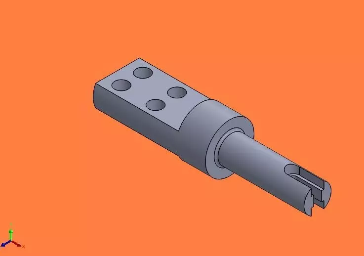 solidtutorial034 screw Free 3D model_0