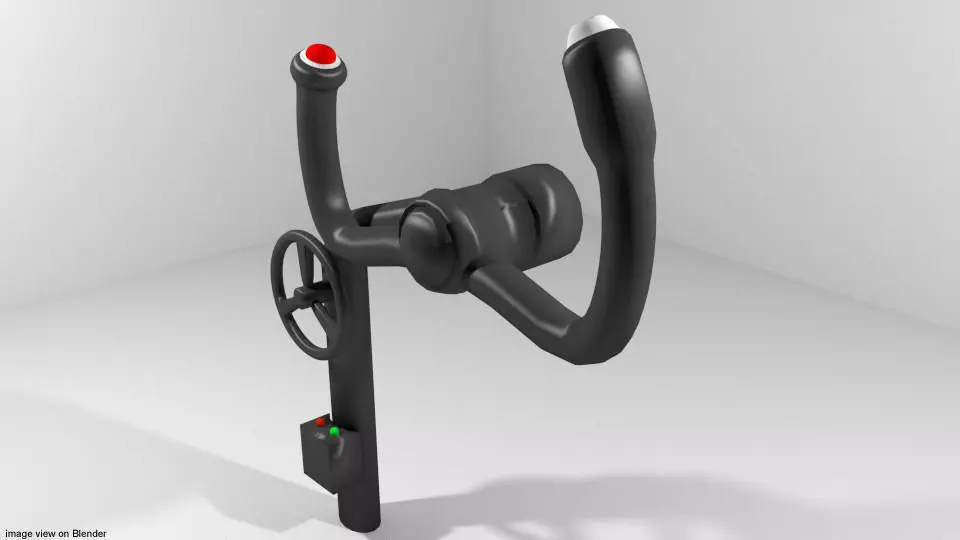 Steering - Aircraft 3D model