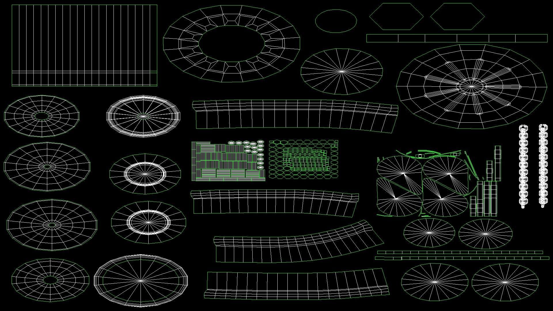 Fire Hydrant 3D Low Poly Model Low-poly 3D model_5