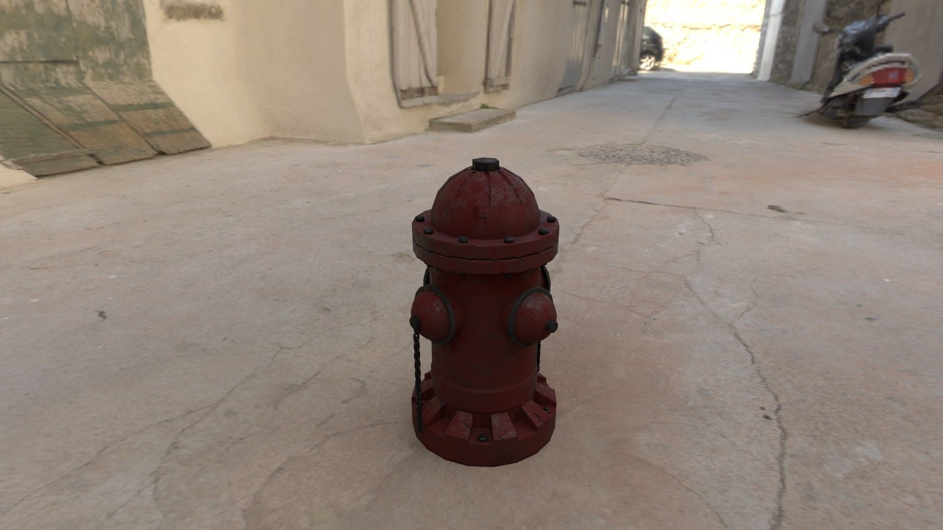 Fire Hydrant 3D Low Poly Model Low-poly 3D model_3