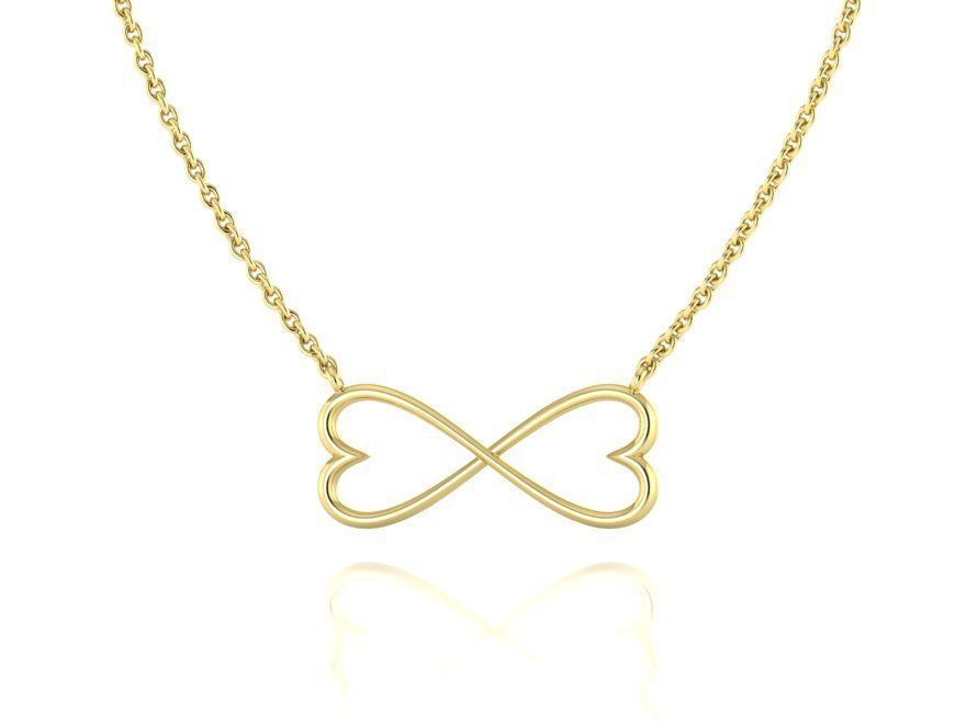  Infinity Hearts Necklace printable 3dmodel 3D print model_19