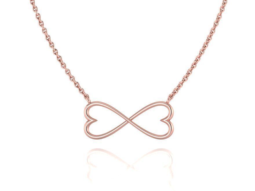  Infinity Hearts Necklace printable 3dmodel 3D print model_17