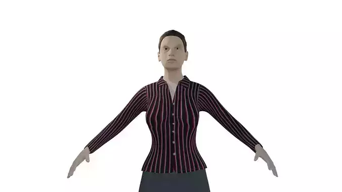FEMALE HUMAN 3D MODEL