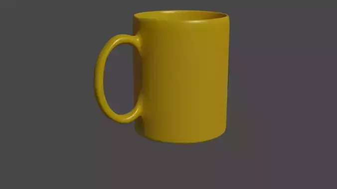 Yellow cup