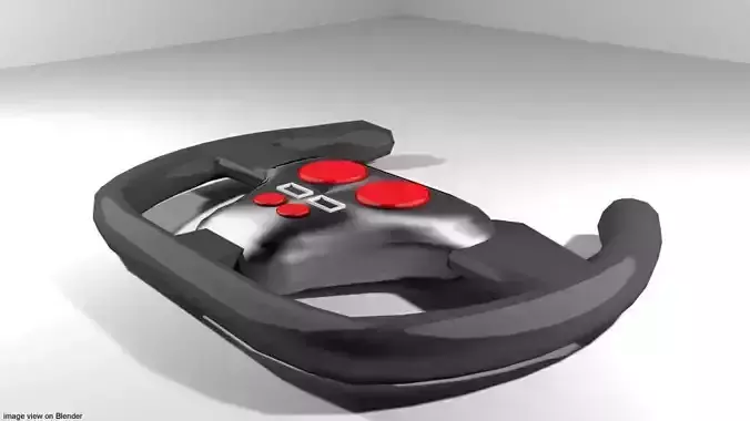 Steering - Racing type 3D model