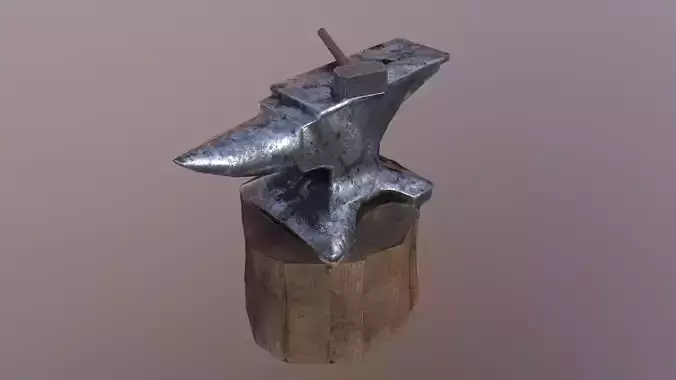 Low Poly Anvil