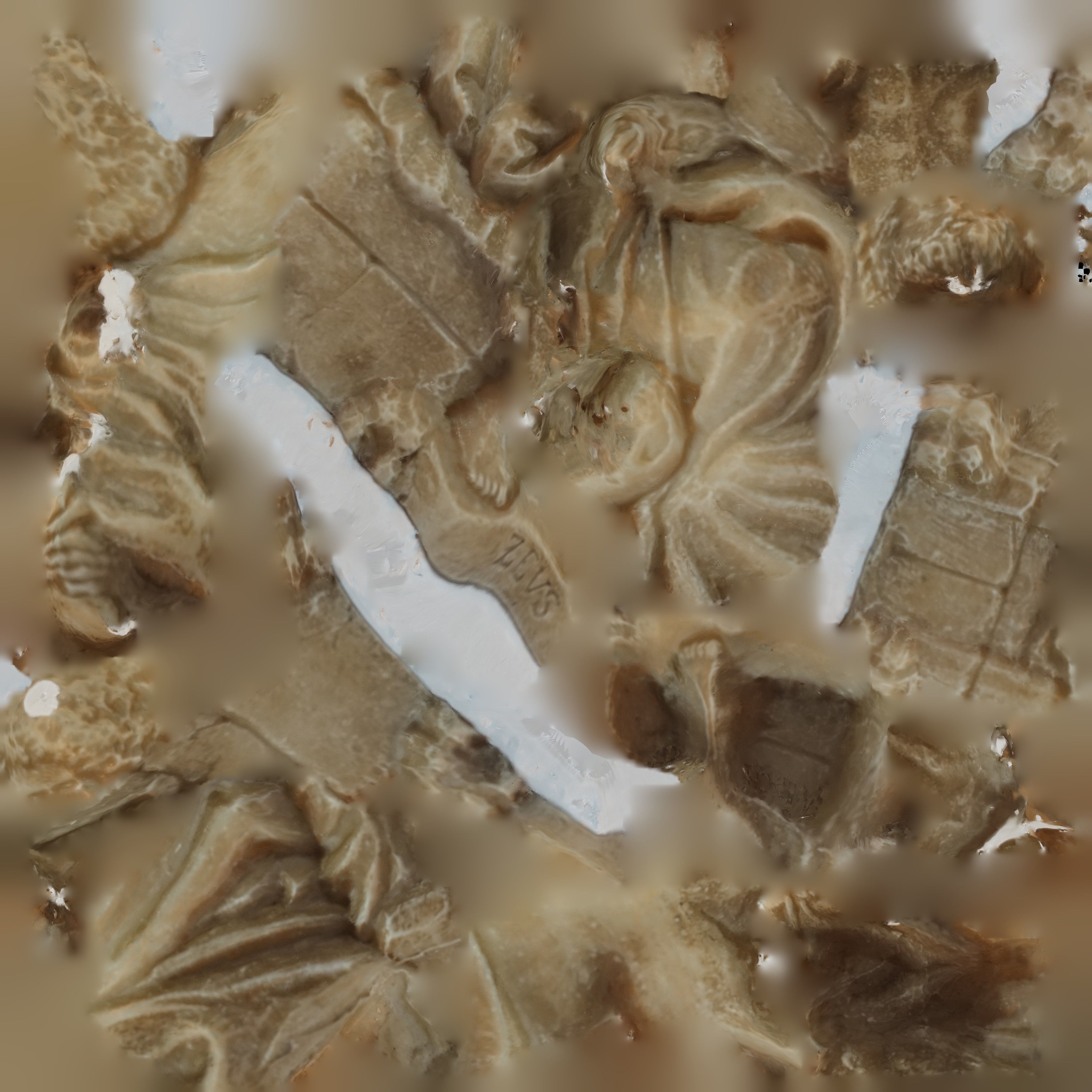 ZEUS 3D MODEL GREEK GOD Low-poly 3D model_3