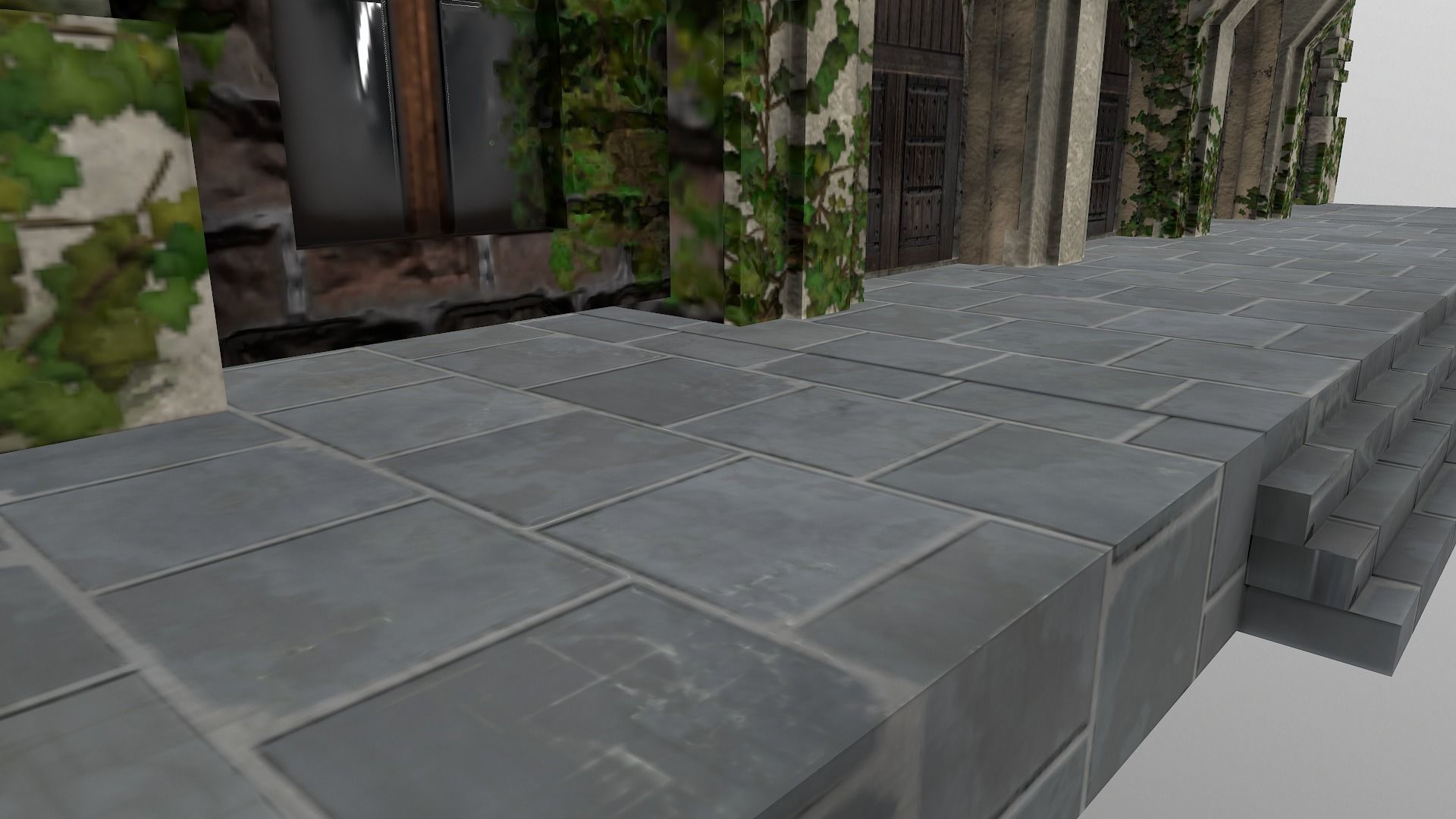  Medieval Hospital Low-poly 3D model_19