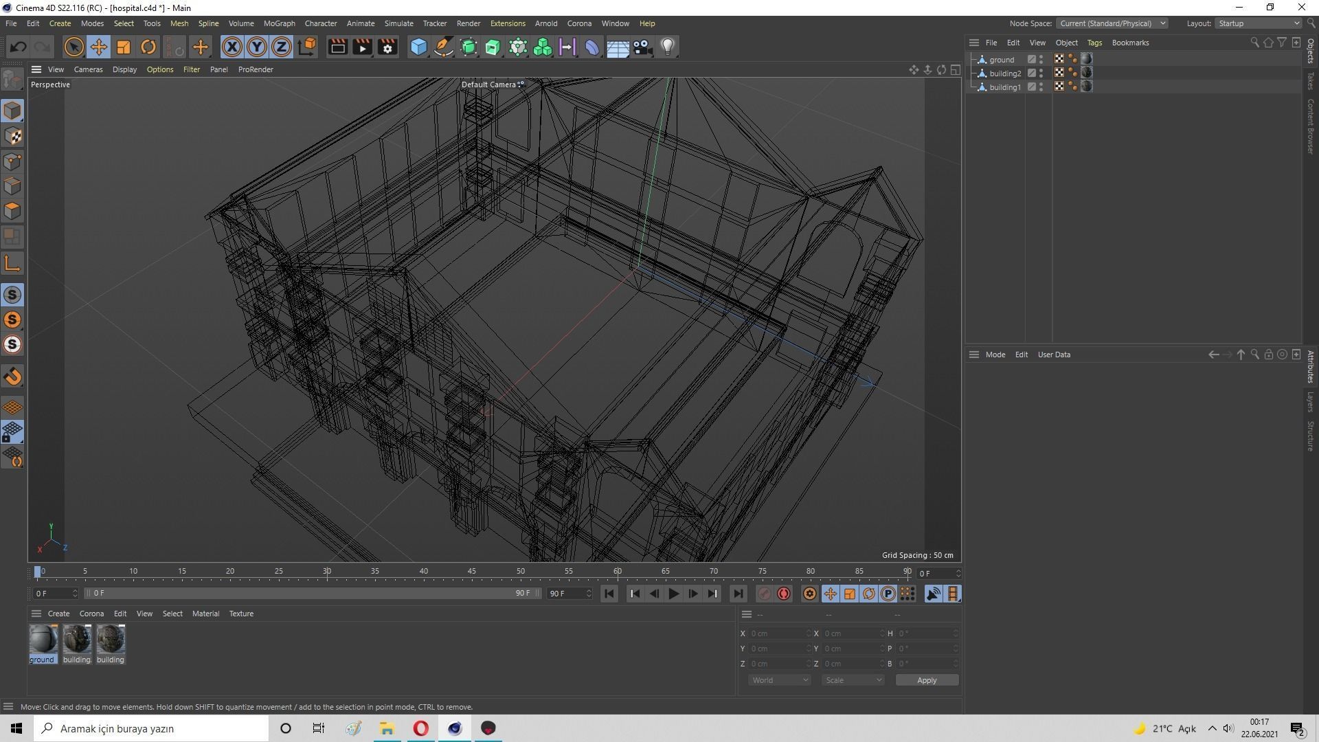  Medieval Hospital Low-poly 3D model_42