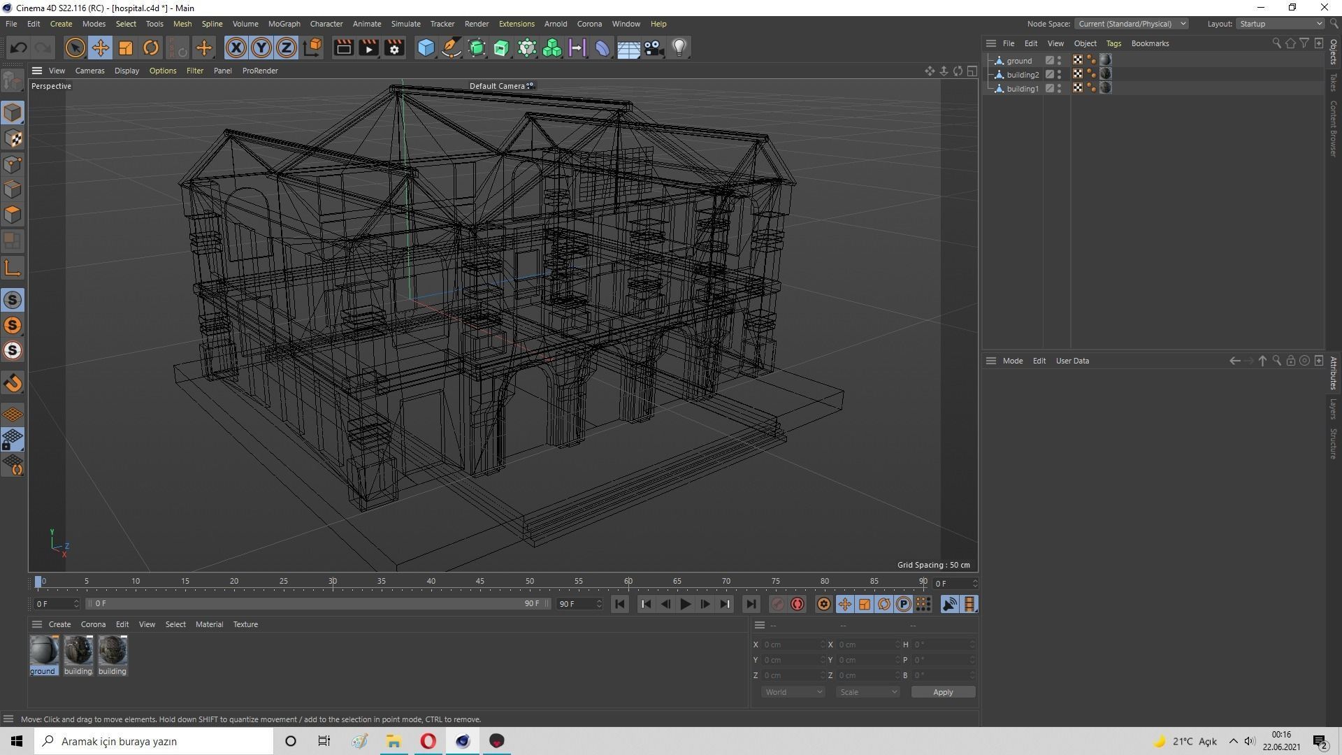  Medieval Hospital Low-poly 3D model_43