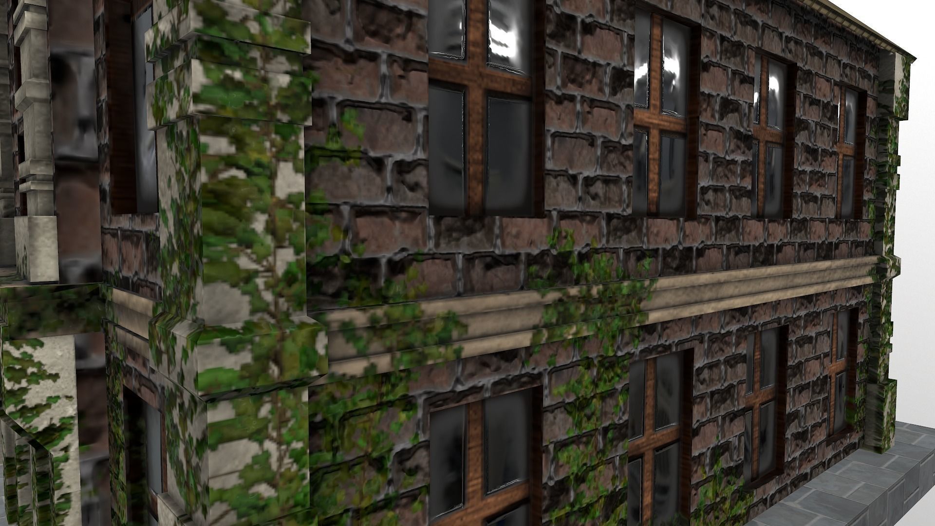  Medieval Hospital Low-poly 3D model_15