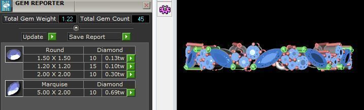 Marquise Band  3D print model_10