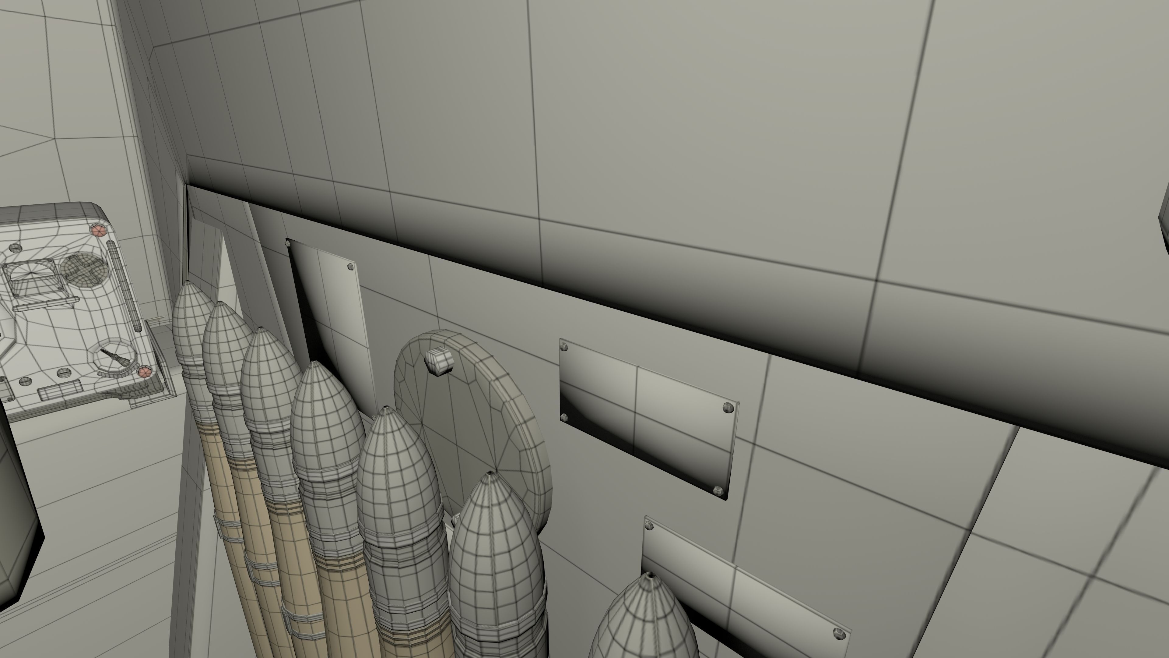 SU 100 with Interior 3D model_37