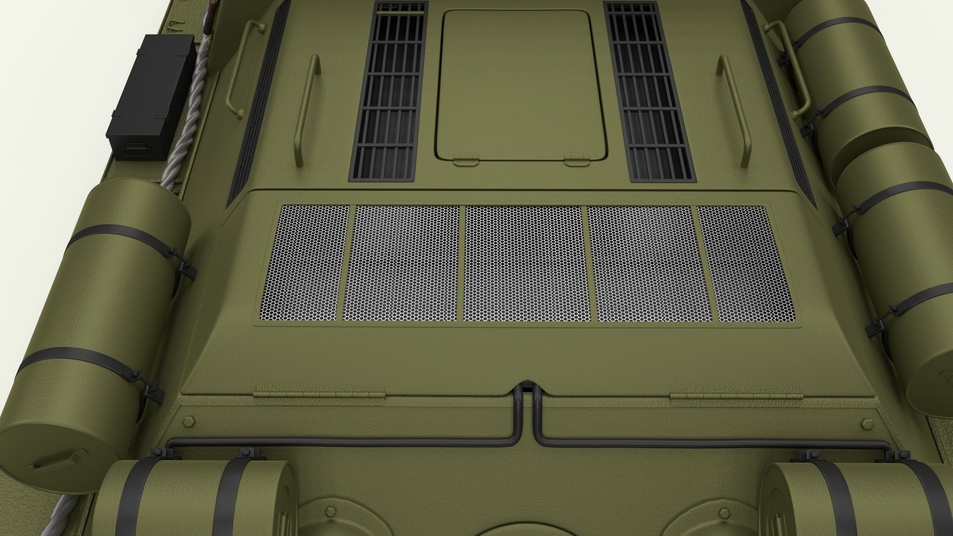 SU 100 with Interior 3D model_29