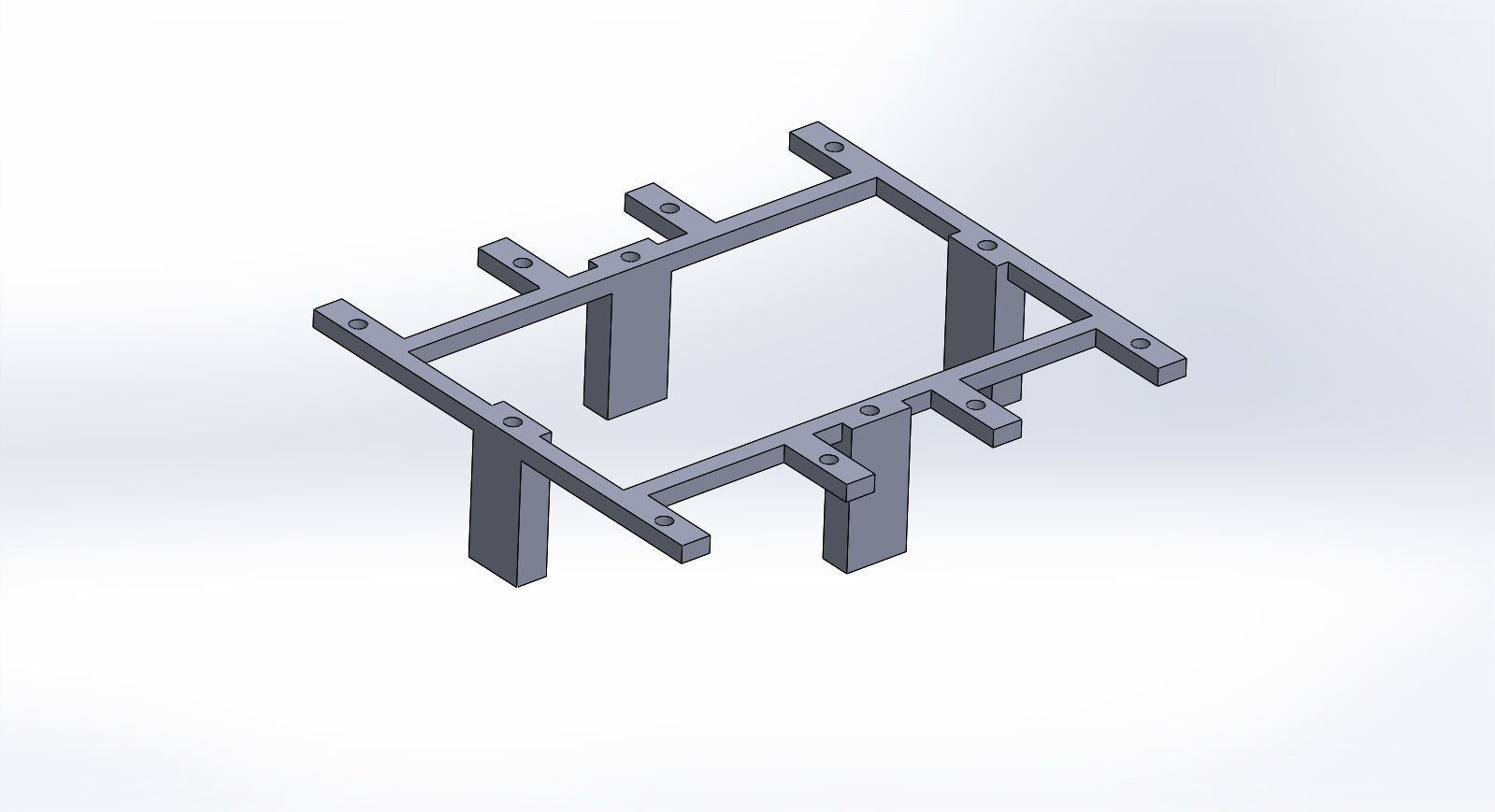 Four legged spider robot 3D print model_15