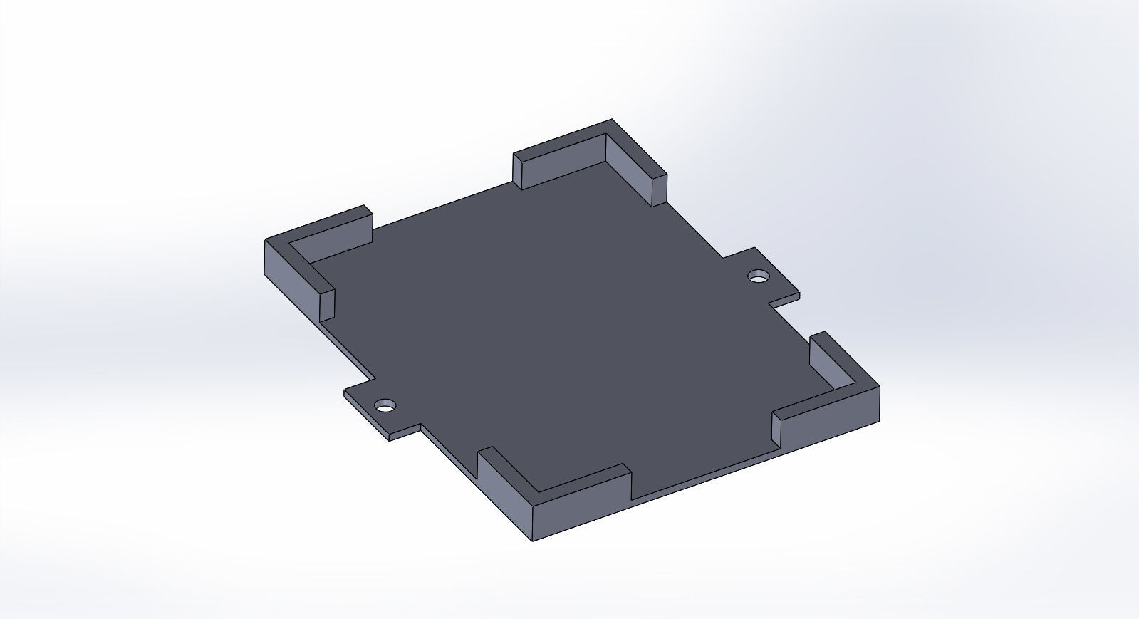 Four legged spider robot 3D print model_14