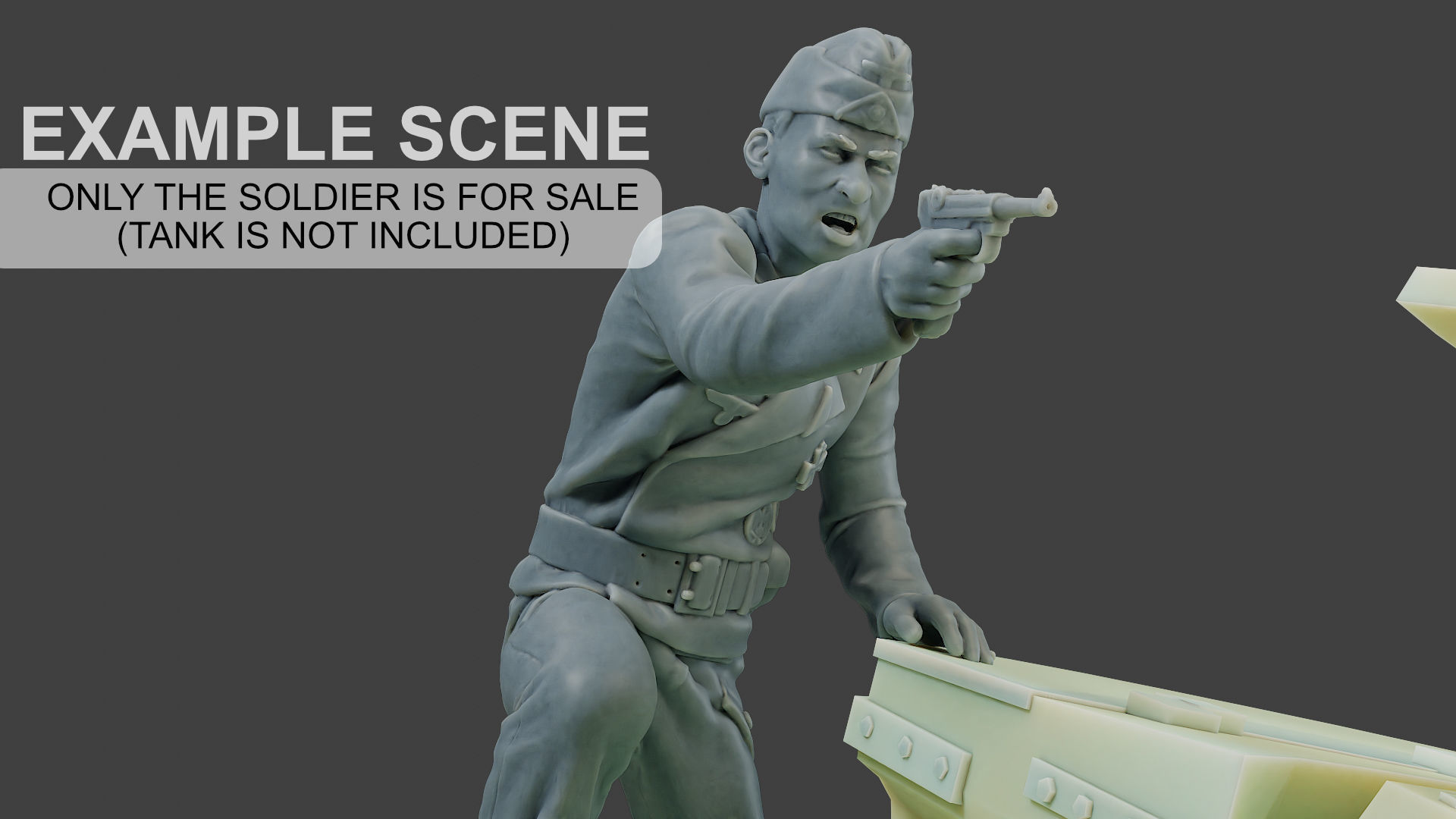 German Tank Crew ww2 GTC1 Pack 1 3D Model Collection_15