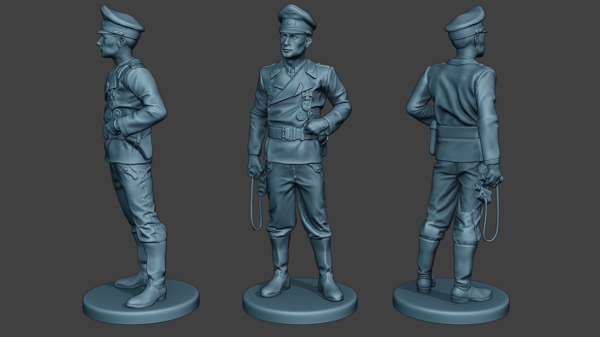 German Tank Crew ww2 GTC1 Pack 1 3D Model Collection_20