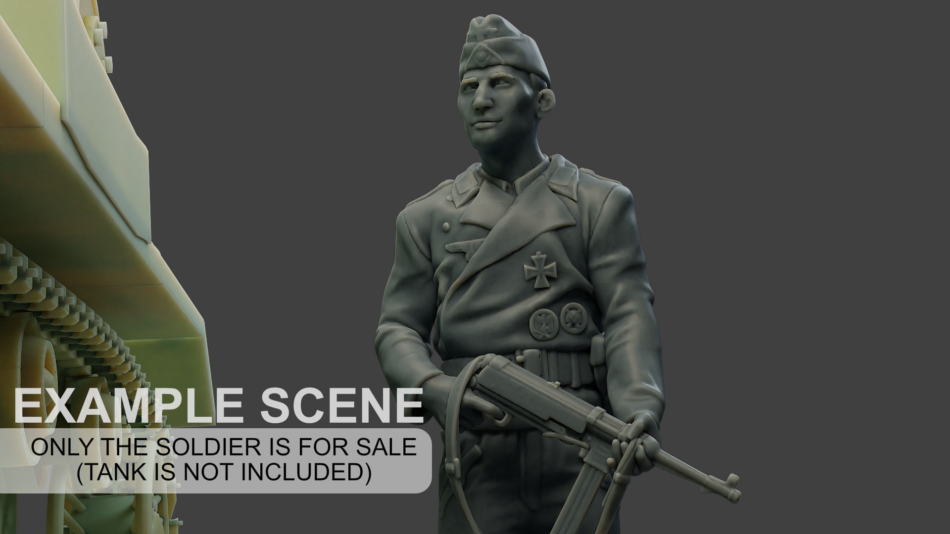 German Tank Crew ww2 GTC1 Pack 1 3D Model Collection_14