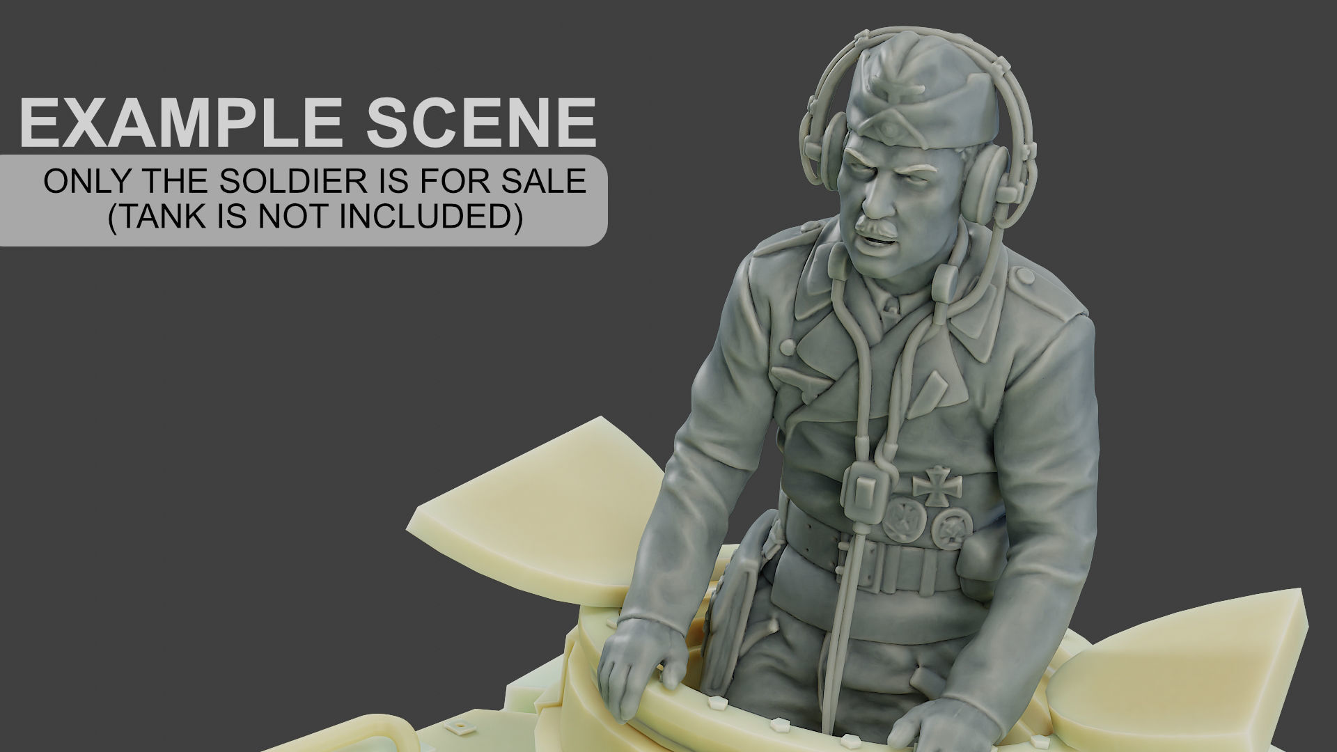 German Tank Crew ww2 GTC1 Pack 1 3D Model Collection_13