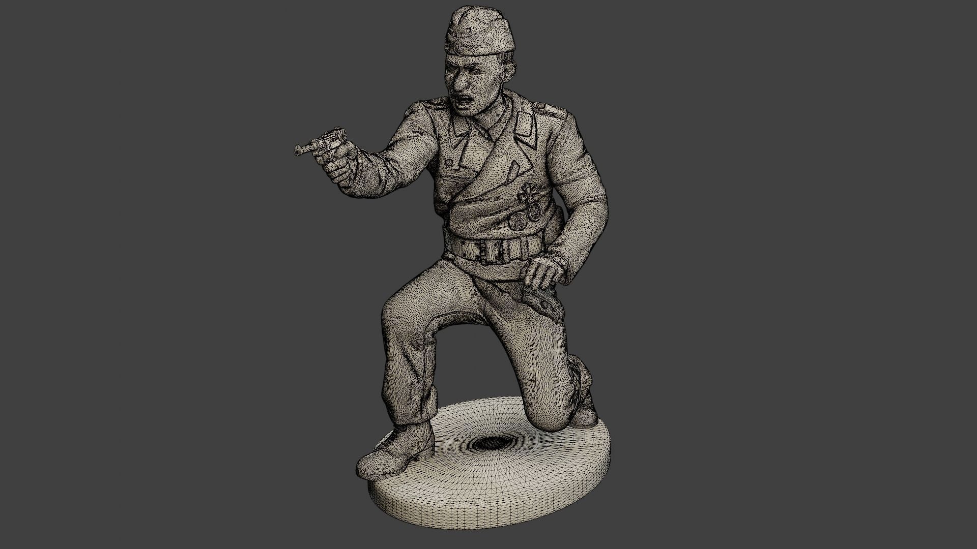 German Tank Crew ww2 GTC1 Pack 1 3D Model Collection_43