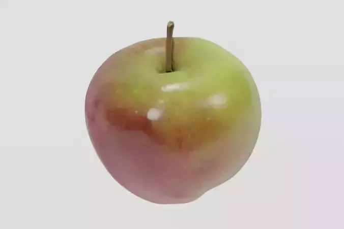 Fruit 4 Braeburn Apple 3D scan PBR 4K textures