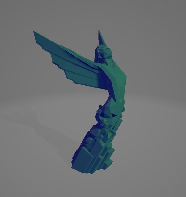 The Game Awards Trophy  3D print model_3