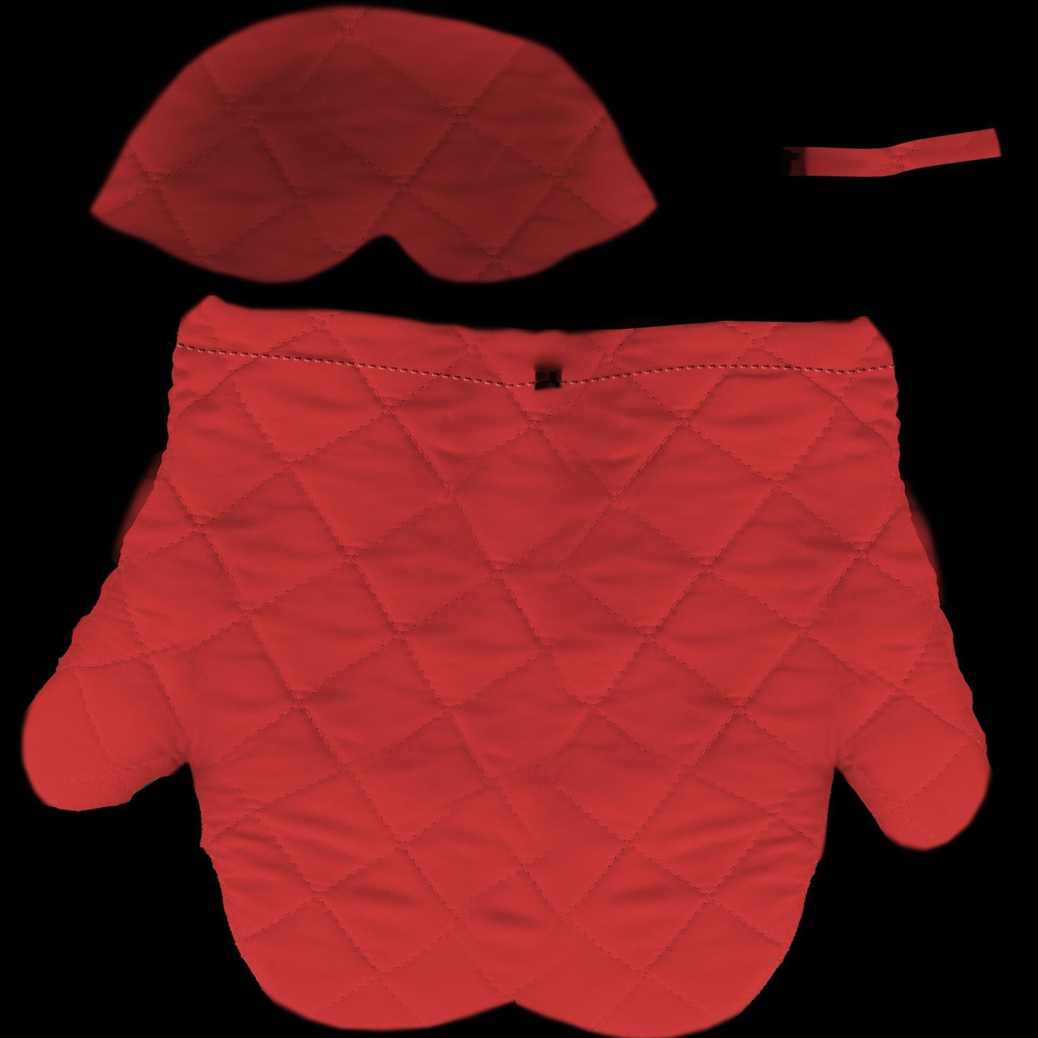 Cooking Gloves Low-poly 3D model_6