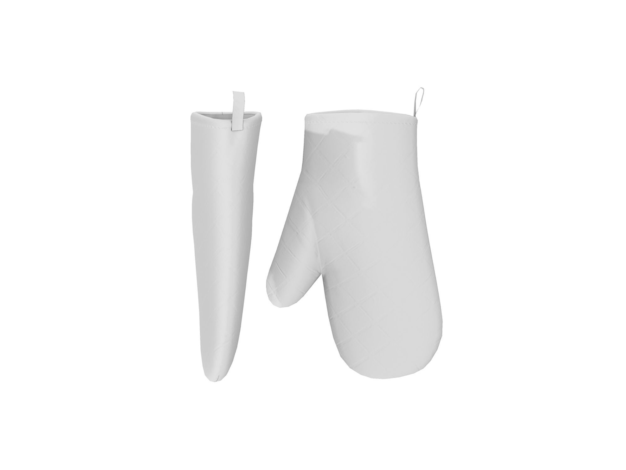 Cooking Gloves Low-poly 3D model_5