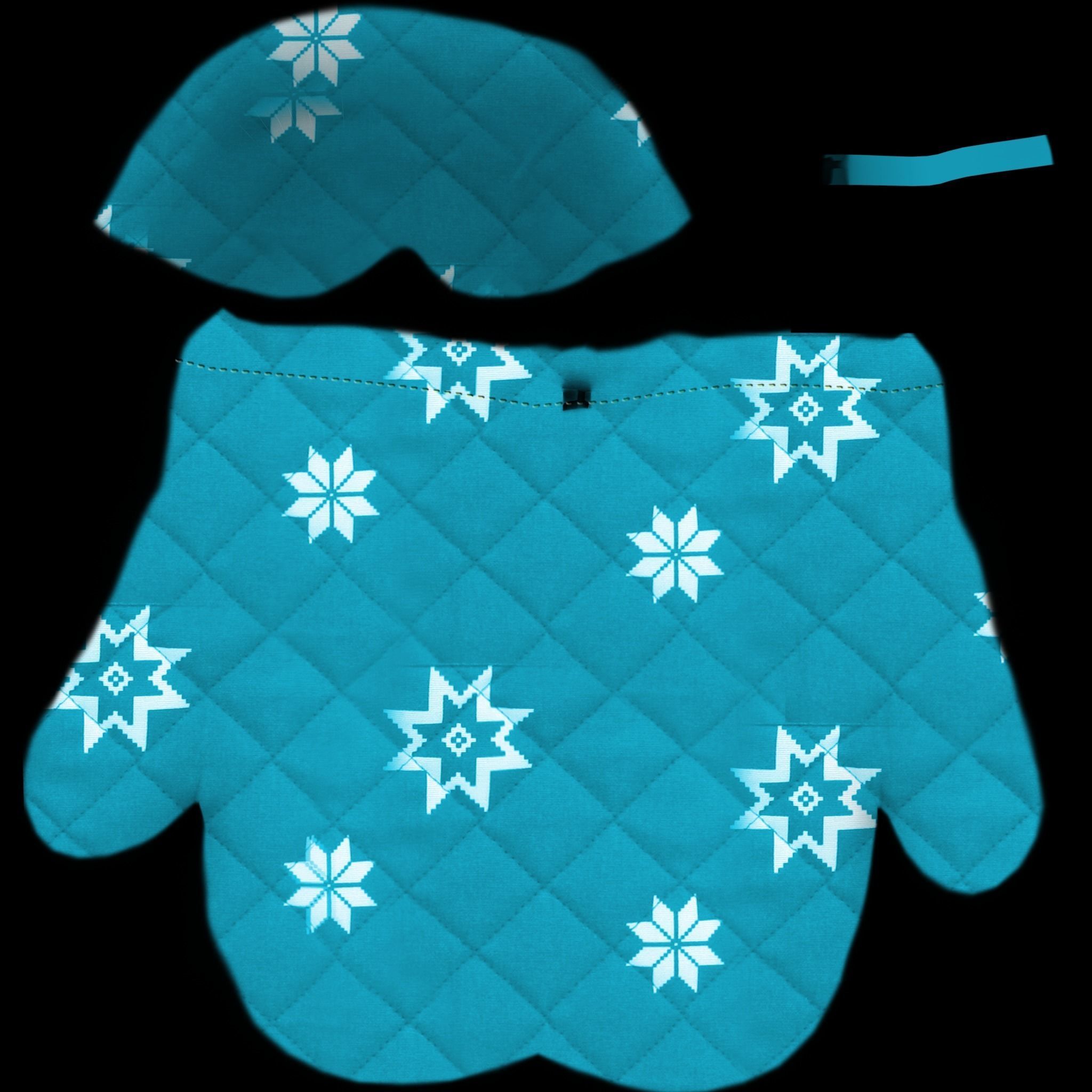 Cooking Gloves Low-poly 3D model_8