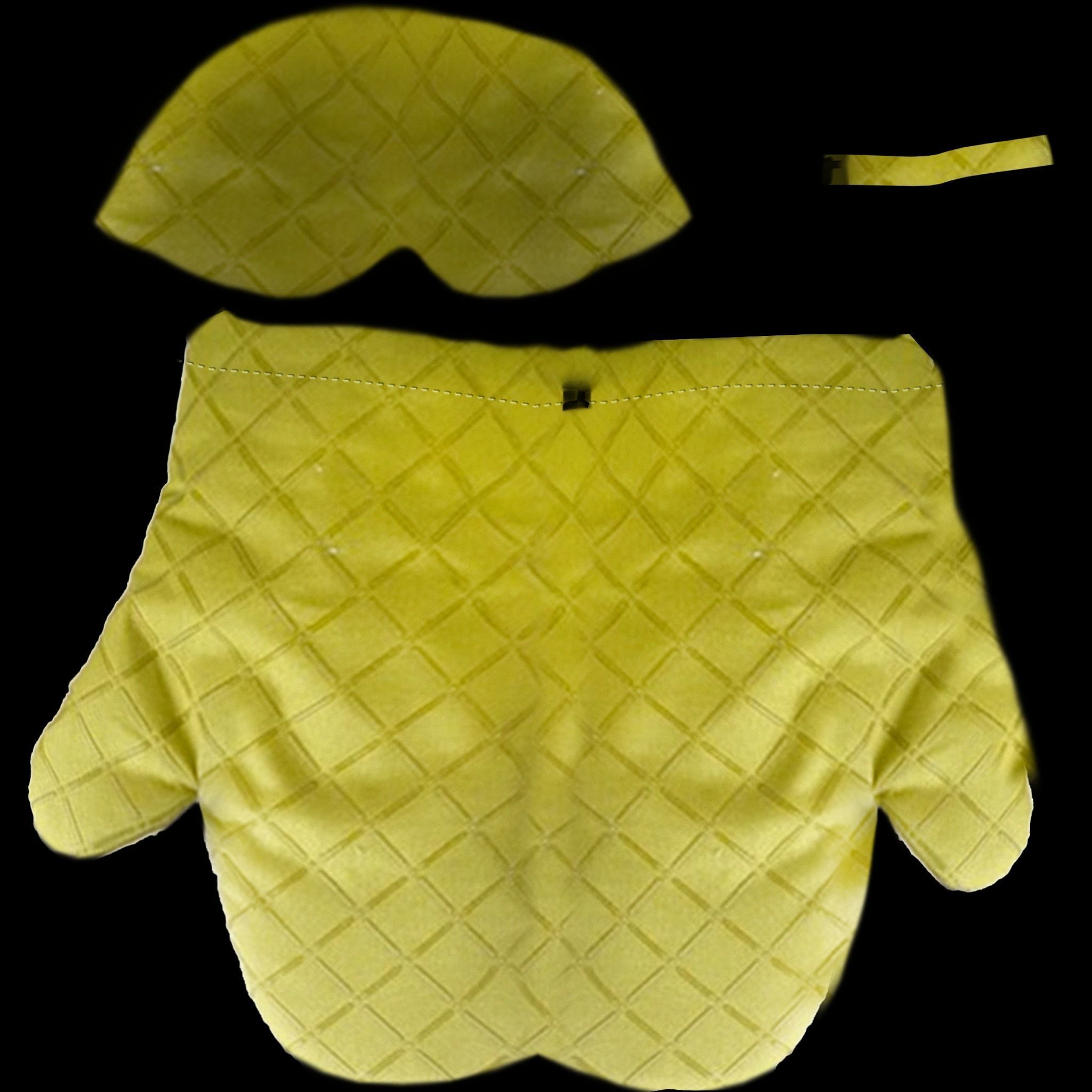 Cooking Gloves Low-poly 3D model_7