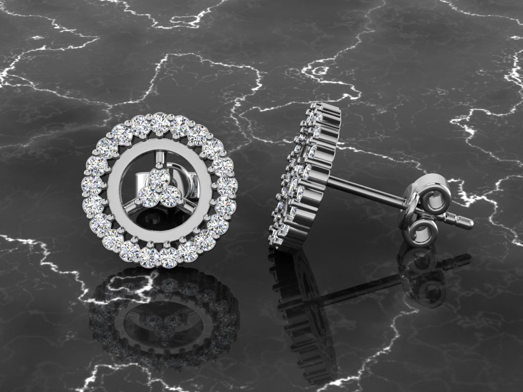 Jewelry Earring 3D print model_6