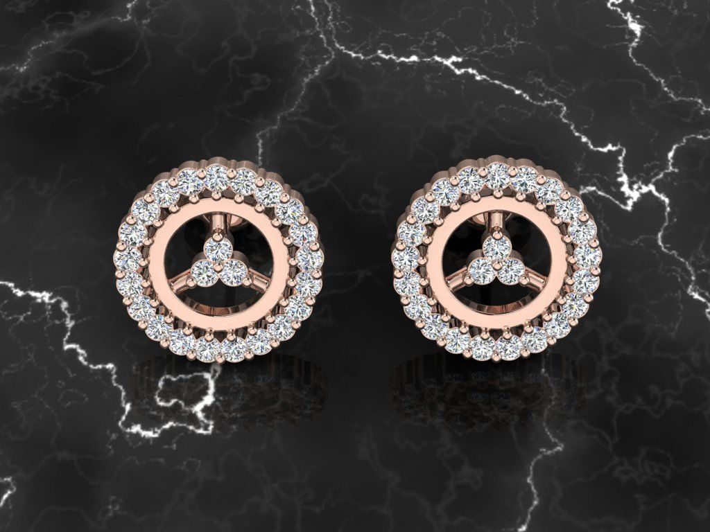 Jewelry Earring 3D print model_2