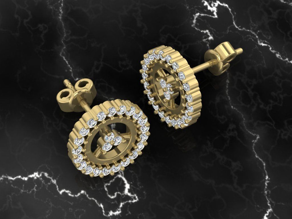 Jewelry Earring 3D print model_8