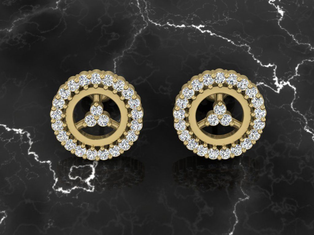 Jewelry Earring 3D print model_9