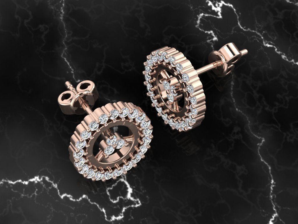 Jewelry Earring 3D print model_5