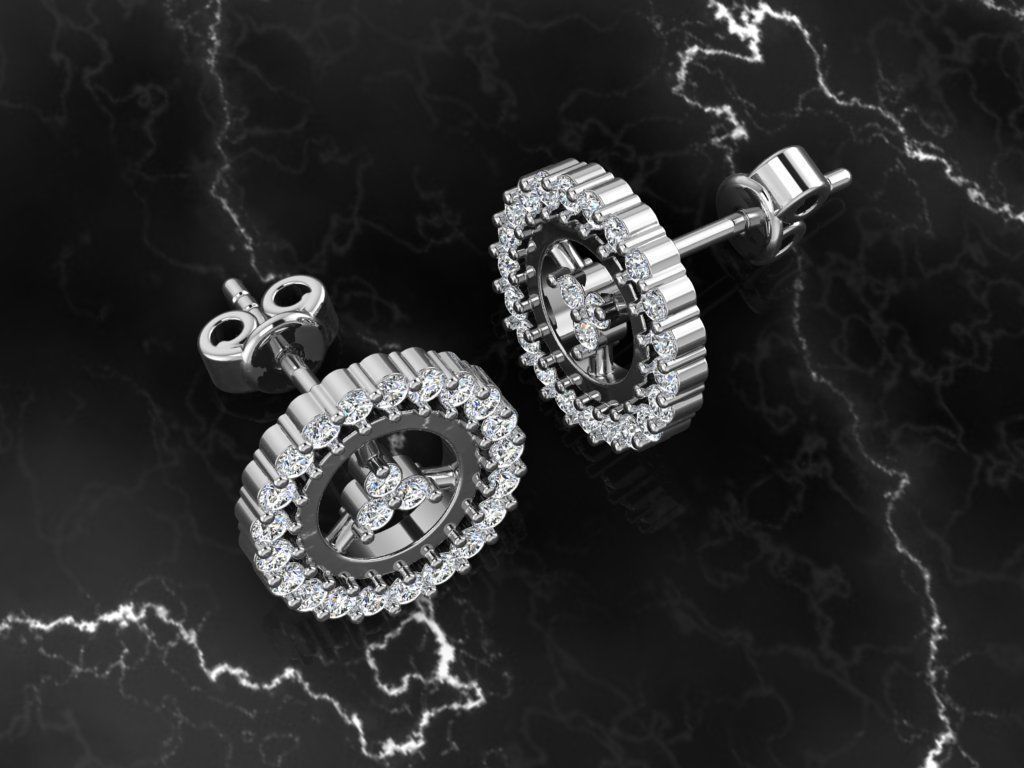 Jewelry Earring 3D print model_1