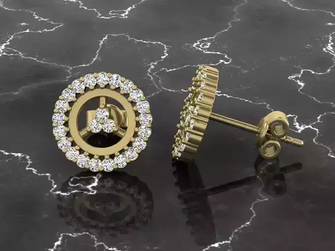Jewelry Earring 3D print model
