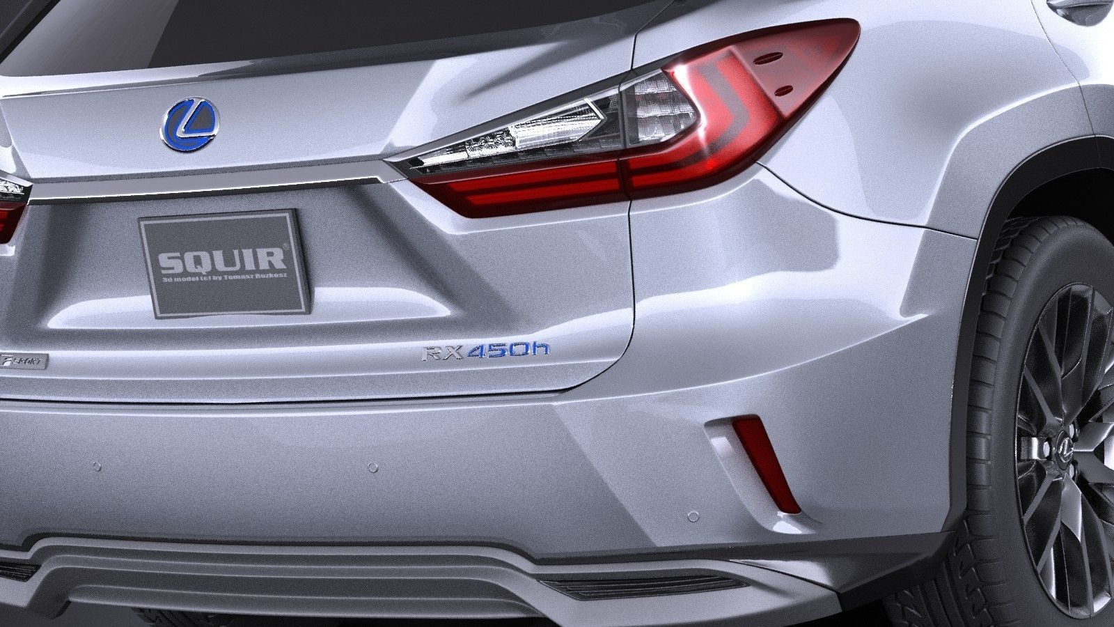 Lexus RX 450h 2016 f-type 3D model_3