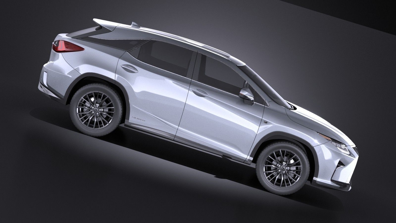 Lexus RX 450h 2016 f-type 3D model_6