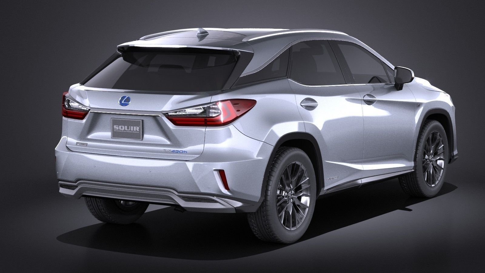 Lexus RX 450h 2016 f-type 3D model_5