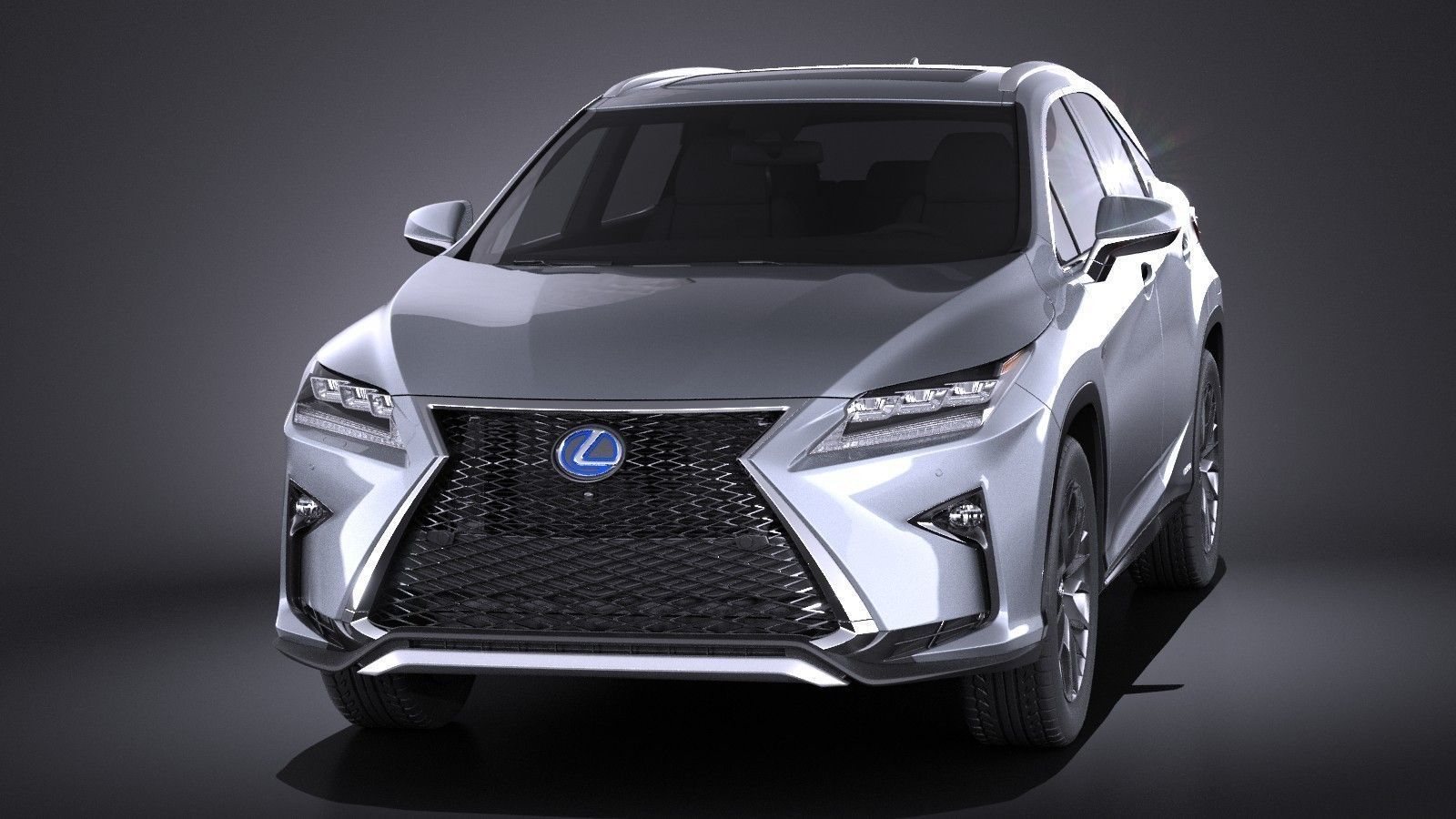 Lexus RX 450h 2016 f-type 3D model_1