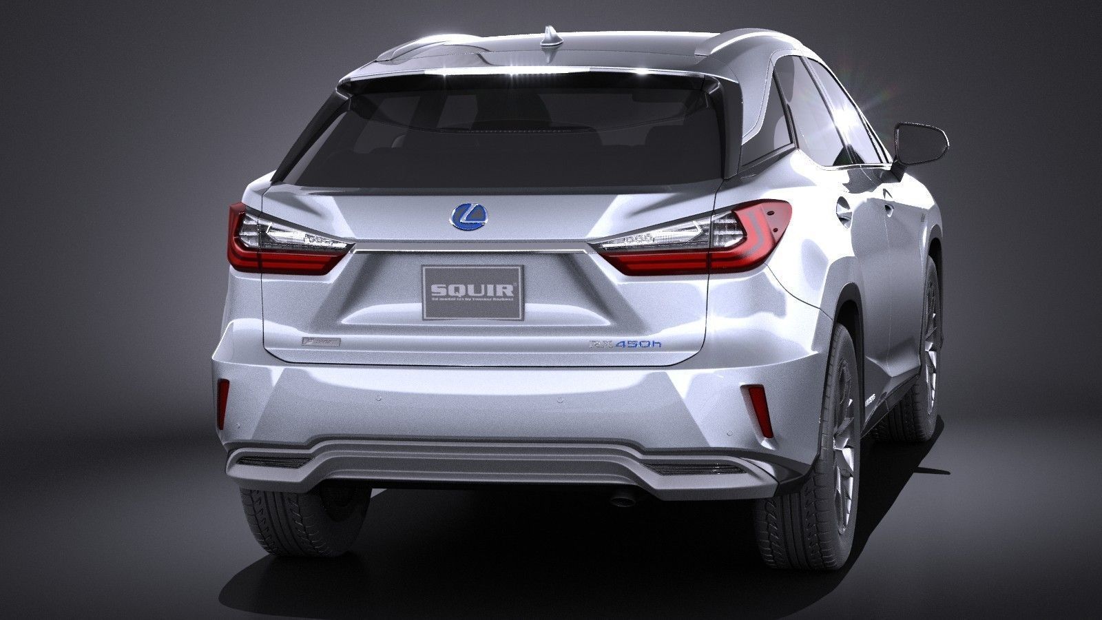 Lexus RX 450h 2016 f-type 3D model_4