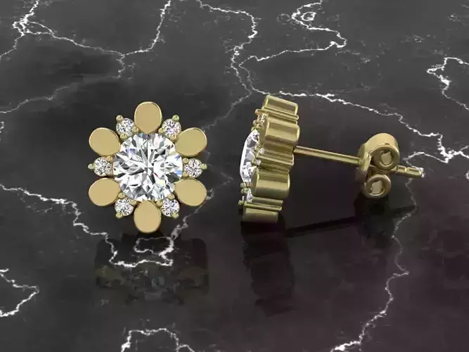 Jewelry Earring 3D print model